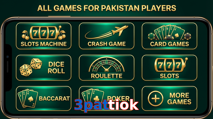 Main screen of 3Pattiok games page for PK players